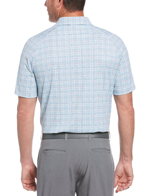 Big & Tall Printed Marled Golf Polo-Polos-Callaway