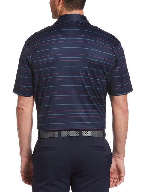 Big & Tall Printed Refined Stripe Polo-Polos-Callaway