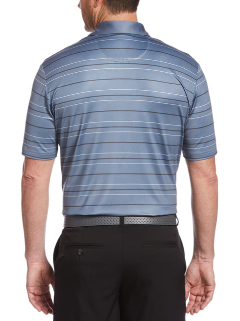 Big & Tall Printed Refined Stripe Polo-Polos-Callaway