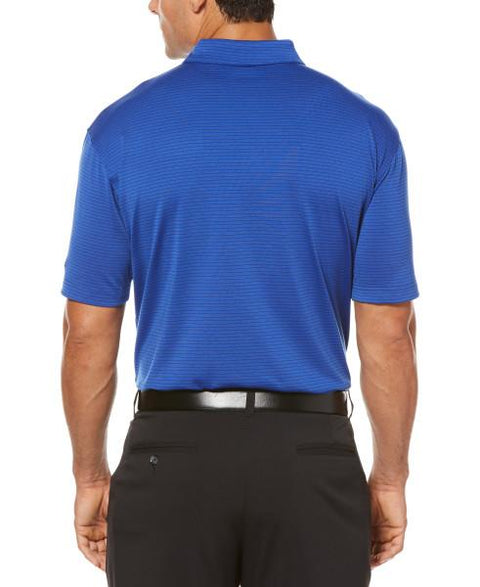 Big & Tall Soft Micro-Stripe Polo with Chevron-Polos-Surf The Web-1X-Callaway