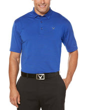 Big & Tall Soft Micro-Stripe Polo with Chevron-Polos-Surf The Web-1X-Callaway