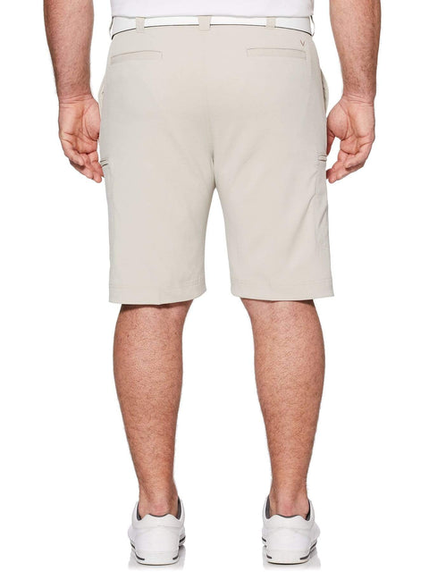 Big & Tall Stretch Solid Cargo Short with Active Waistband Shorts