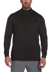 Mens Sun Protection 1/4 Zip Pullover-Jackets-Caviar-3XLT-Callaway Apparel