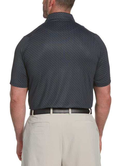 Big & Tall Swing Tech Chev Print Polo-Polos-Callaway Apparel