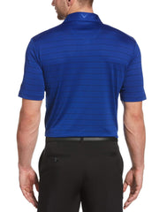 Big & Tall Ventilated Stripe Polo-Polos-Callaway Apparel