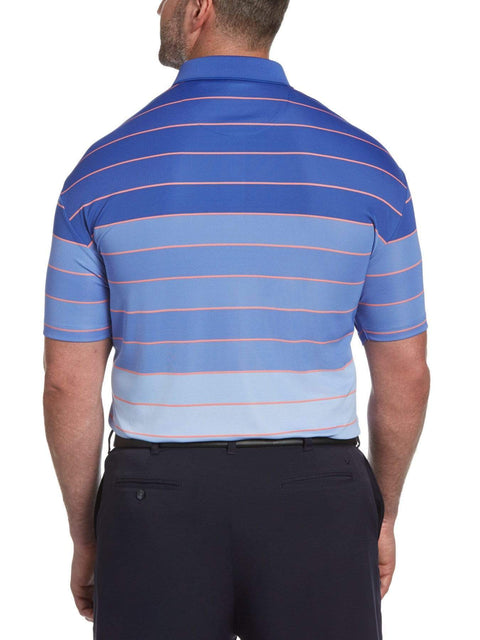 Mens Yarn Dyed Engineered Oxford Stripe Polo-Polos-Callaway Apparel