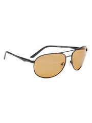 Hawk Polarized Sunglasses-Eyewear-Black/Brown-NS-Callaway