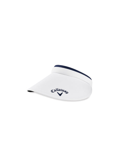 Large Brim Clip Visor-Hats-White-NS-Callaway