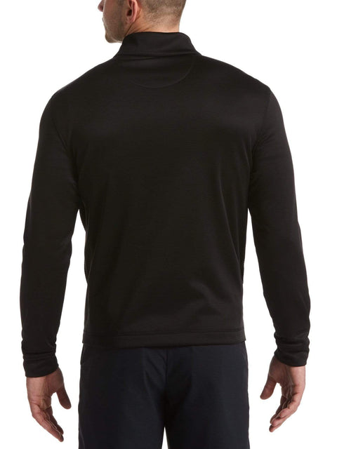 Mens 1/4 Zip Front Ottoman Pullover Jackets