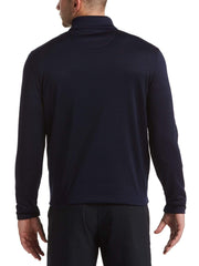 Mens 1/4 Zip Front Ottoman Pullover Jackets