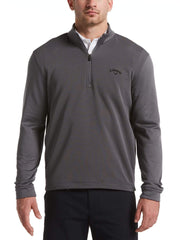 Mens 1/4 Zip Front Ottoman Pullover-Jackets-Quiet Shade-L-Callaway Apparel