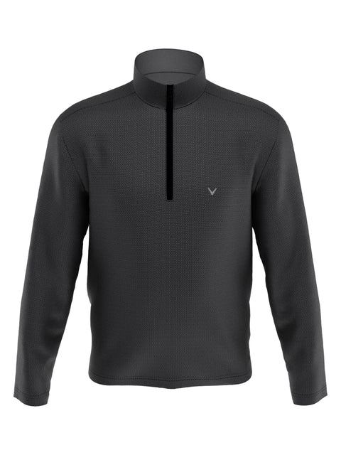 Mens Quarter Zip Lightweight Pullover-Jackets-Caviar-S-Callaway