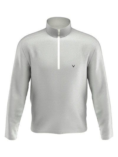 Mens Quarter Zip Lightweight Pullover-Jackets-Bright White-XXL-Callaway