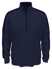 Mens 1/4 Zip Printed Pullover-Jackets-Deep Navy Heather-XL-Callaway