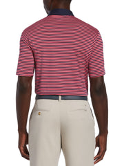 Mens 3-Color Stripe Golf Polo Shirt-Polos-Callaway