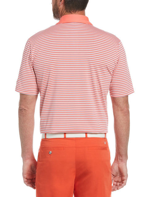 Mens 3-Color Stripe Golf Polo-Polos-Callaway