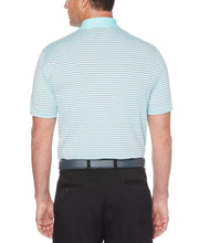 Mens Refined 3-Color Yarn-Dyed Stripe Golf Polo Polos