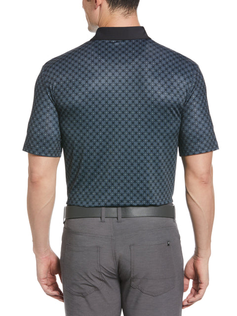 Louis Vuitton blue Printed Half-Zip Polo Sweatshirt