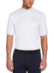 Mens Allover Conversational Print Polo-Polos-Bright White-S-Callaway