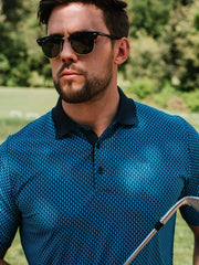 Mens Allover Novelty Print Swing Tech Polo-Polos-Callaway Apparel