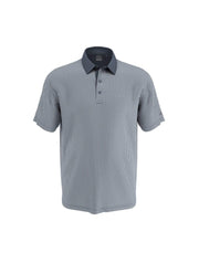 Mens Allover Novelty Print Swing Tech Polo-Polos-Flint Stone/Blue Fog-S-Callaway Apparel