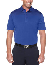 Mens Birdseye Box Jacquard Polo Polos Medieval Blue / XXL