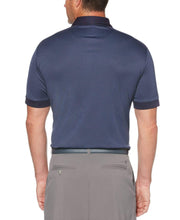 Mens Birdseye Color Block Polo Polos