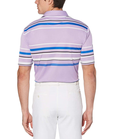 Mens Birdseye Stripe Polo Polos