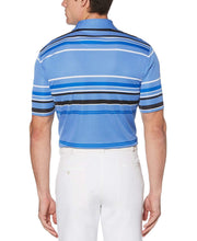 Mens Birdseye Stripe Polo Polos