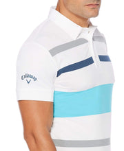 Mens Callaway X Block Striped Polo Polos