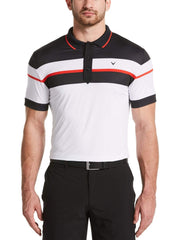 Mens Callaway X Chest Block Polo-Polos-Bright White-L-Callaway Apparel