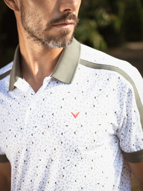 Mens Callaway X Geo Printed Polo-Polos-Callaway