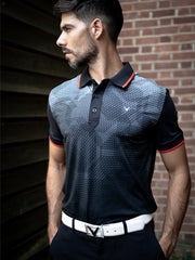 Mens Callaway X Gradient Print Polo-Polos-Callaway