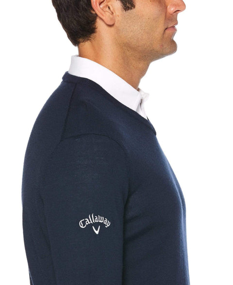 Mens Callaway X Merino Blend Sweater Sweaters Navy Blue / XXL