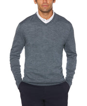 Mens Callaway X Merino Blend Sweater Sweaters Steel Heather / L