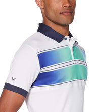 Mens Callaway X Ombre Chest Stripe Polo Polos