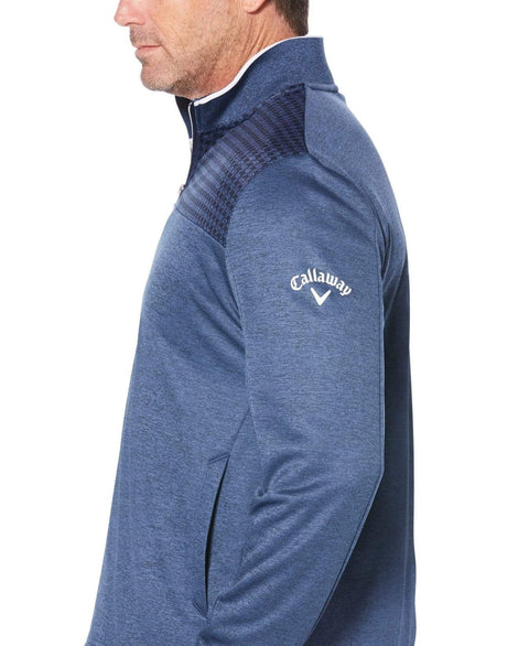 Mens Callaway X Printed Fleece 1/4 Zip Pullover Jackets