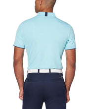 Mens Callaway X Solid Contrast Rib Polo-Polos-Callaway Apparel