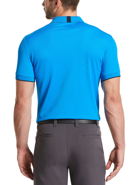 Mens Callaway X Solid Contrast Rib Polo-Polos-Callaway