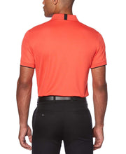 Mens Callaway X Solid Contrast Rib Polo-Polos-Callaway Apparel