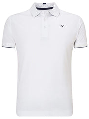 Mens Callaway X Solid Contrast Rib Polo-Polos-Callaway Apparel