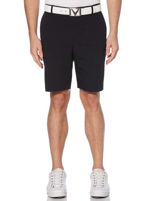 Men's Solid Short-Shorts-Caviar-44-Callaway Apparel