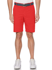 Men's Solid Short-Shorts-High Risk Red-42-Callaway