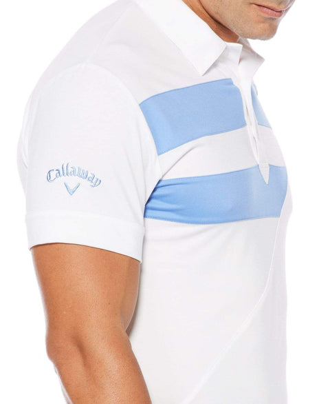 Mens Callaway X Striped Diagonal Polo Polos