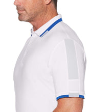 Mens Color Block Polo Polos