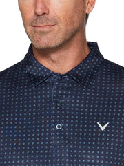 Mens Conversational Printed Polo-Polos-Callaway