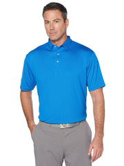 Mens Cooling Birdseye Polo-Polos-Magnetic Blue-XL-Callaway