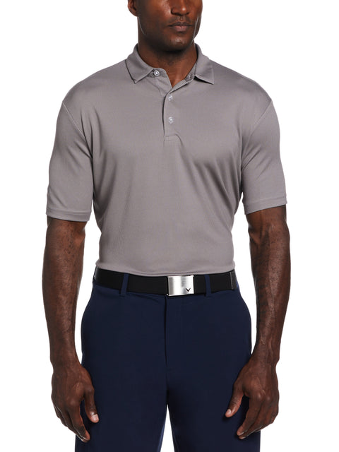 Mens Cooling Birdseye Polo (Quiet Shade) 