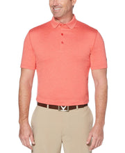 Mens Cooling Heathered Polo Polos Bittersweet Heather / XXL