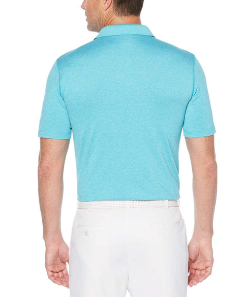 Mens Cooling Heathered Polo Polos